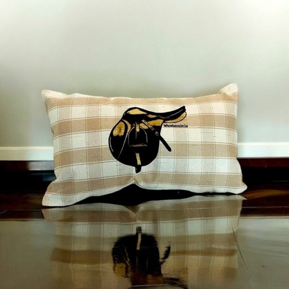 equestrian lumbar pillow 12x20 The Pillow Paddock cover only